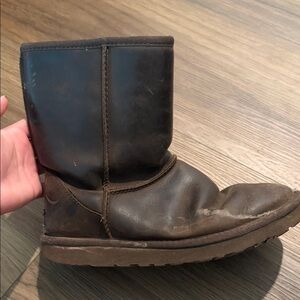 UGG Dark Brown Shearling Boots
